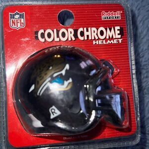 NFL JACKSONVILLE JAGUARS MINIATURE HELMET (Riddell Color Chrome) NEW